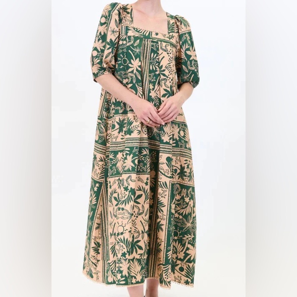 Hunter Bell Square Neck Maxi Dress Size L